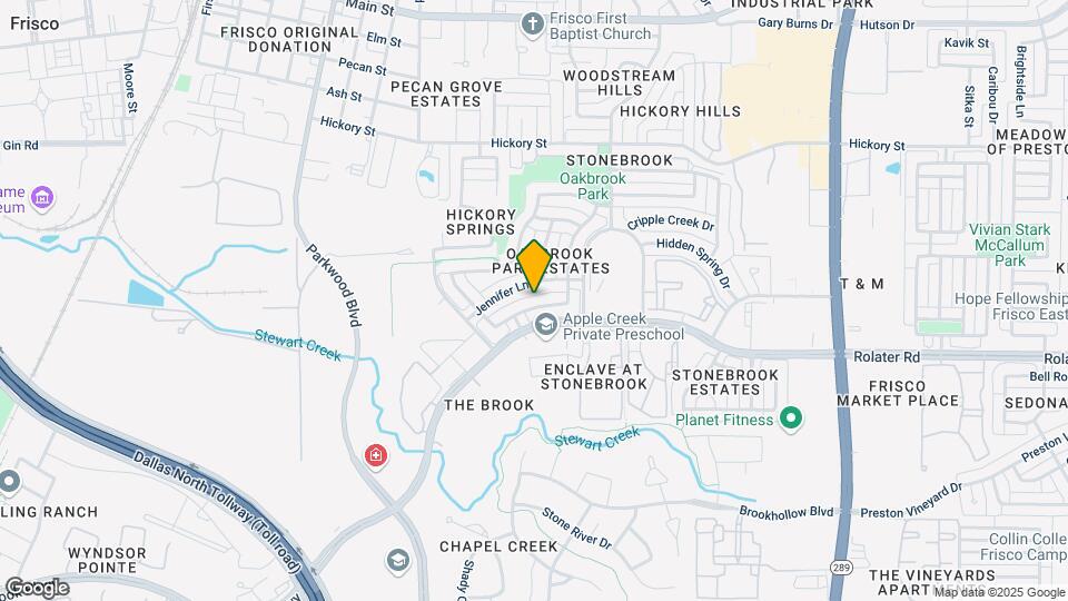 7800 Glenoaks Dr Map and Location Details