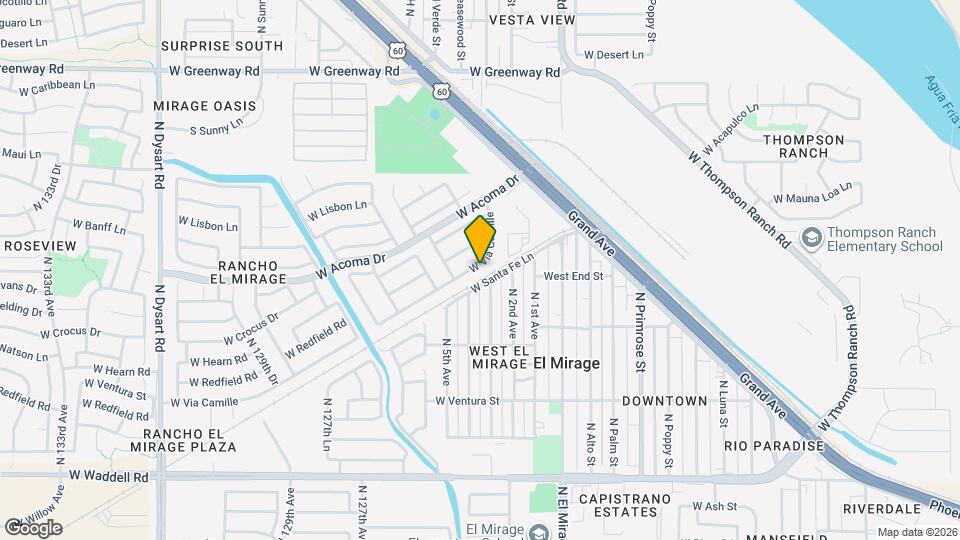 12457 W Via Camille Map and Location Details