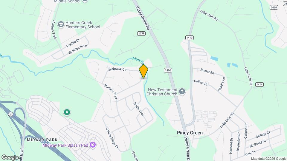 2636 Idlebrook Cir Map and Location Details