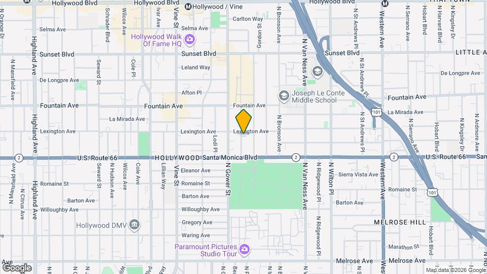 6021 W Beachwood Ln Map and Location Details