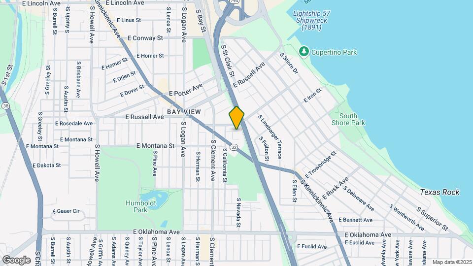 1327 E Colorado St Map and Location Details