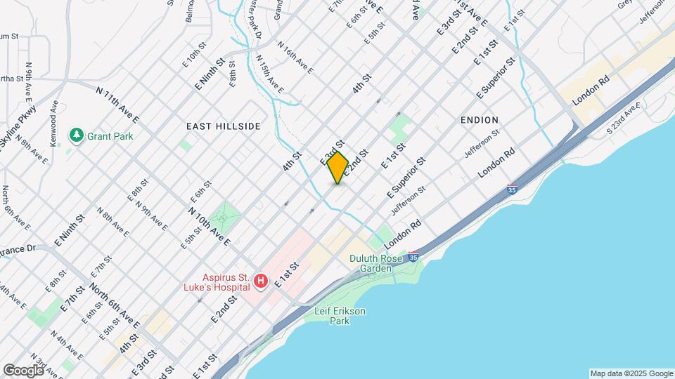 1324 E 2nd St Map and Location Details