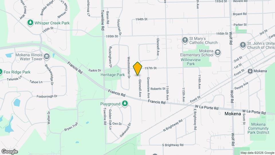 19728 Glennell Ave Map and Location Details