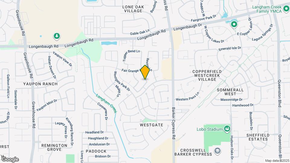 18206 Westridge Bend Ln Map and Location Details