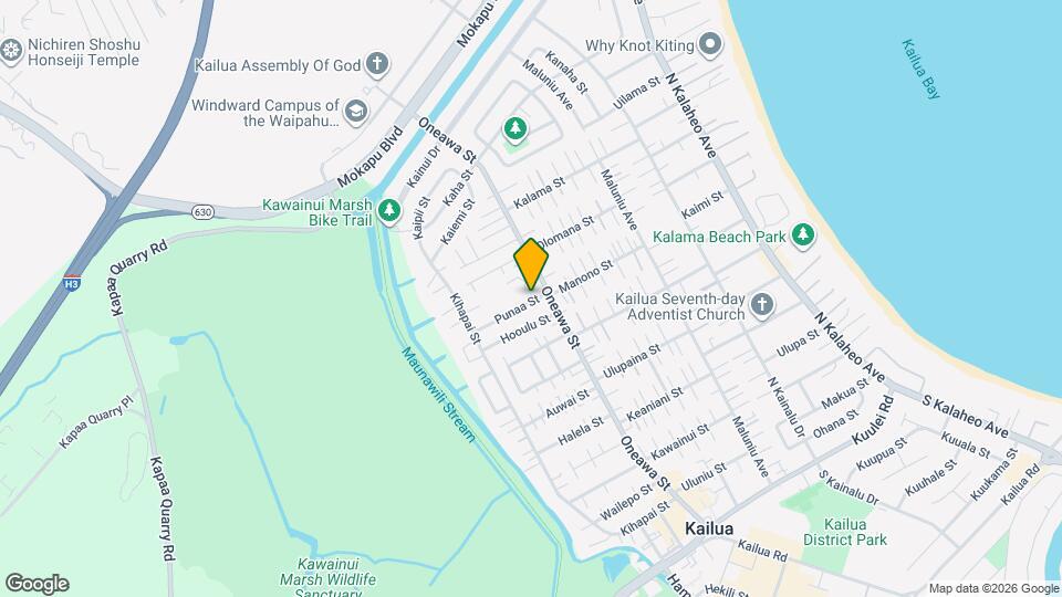 522 Punaa St Map and Location Details