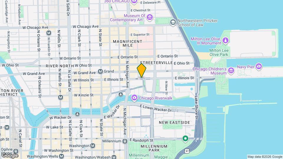 207 E Illinois St Map and Location Details