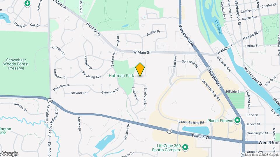 809 Lindsay Ln Map and Location Details