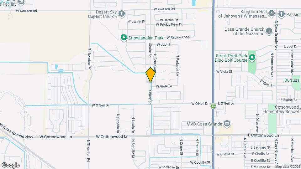 1885 N Agave St Map and Location Details