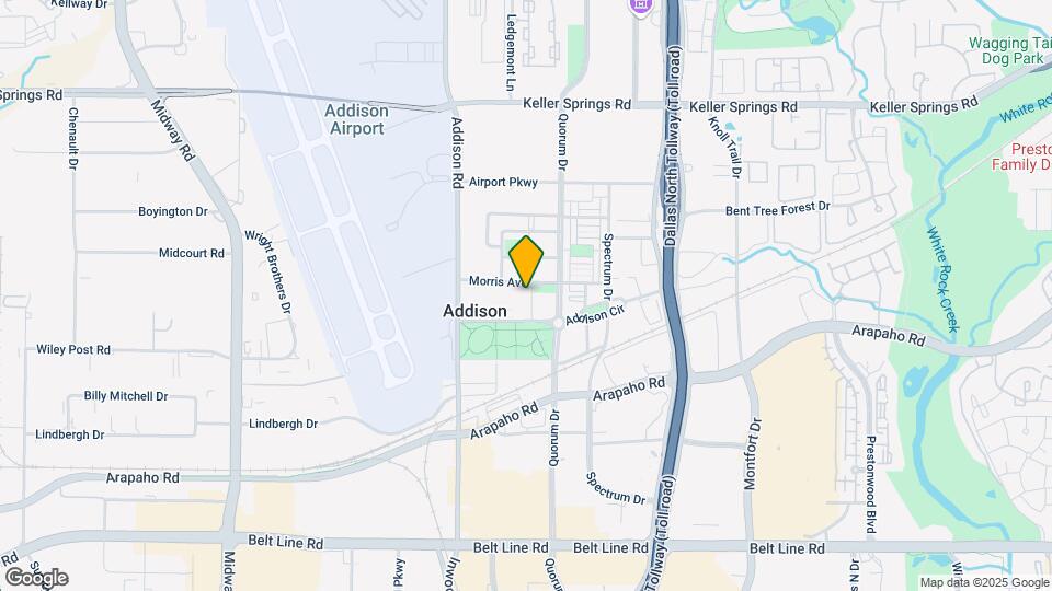 MAA Addison Circle Map and Location Details