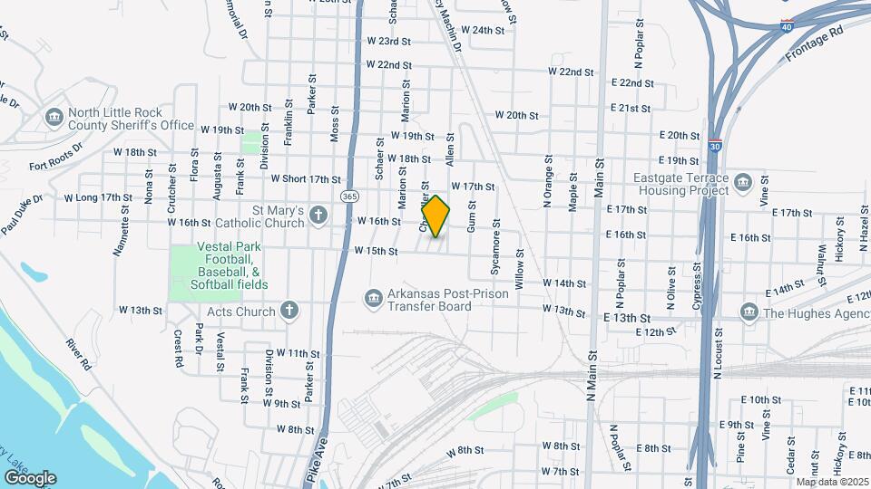 1507 Allen St Mapa y Detalles de la Ubicación
