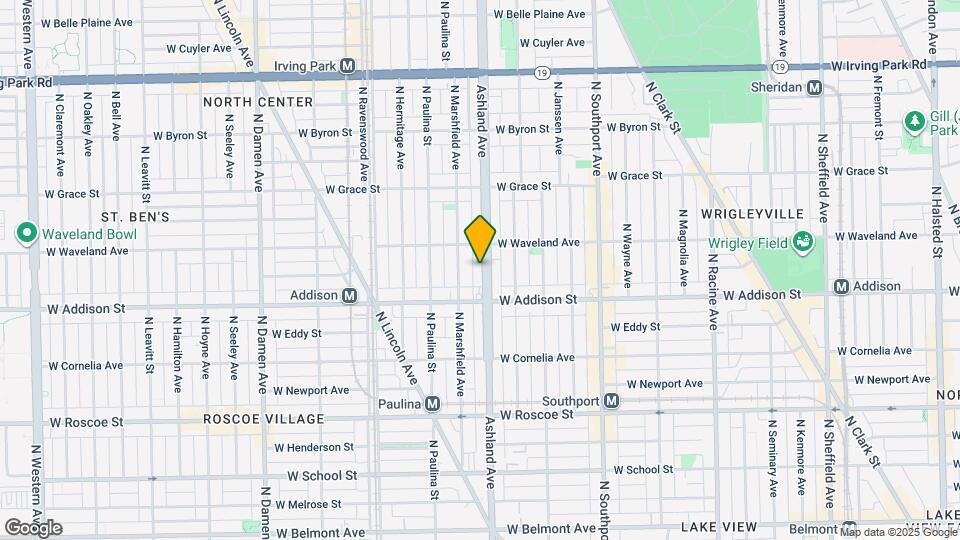 3632 N Ashland Ave Map and Location Details