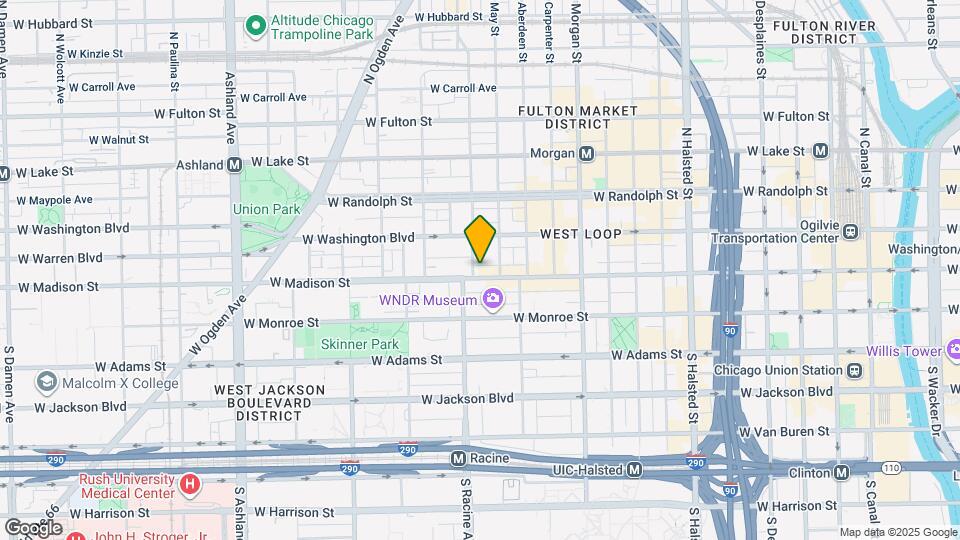 1152 W Madison St Map and Location Details