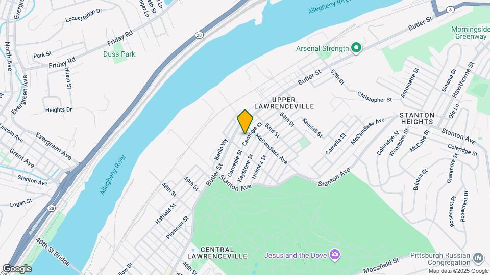 5227 Carnegie St Map and Location Details