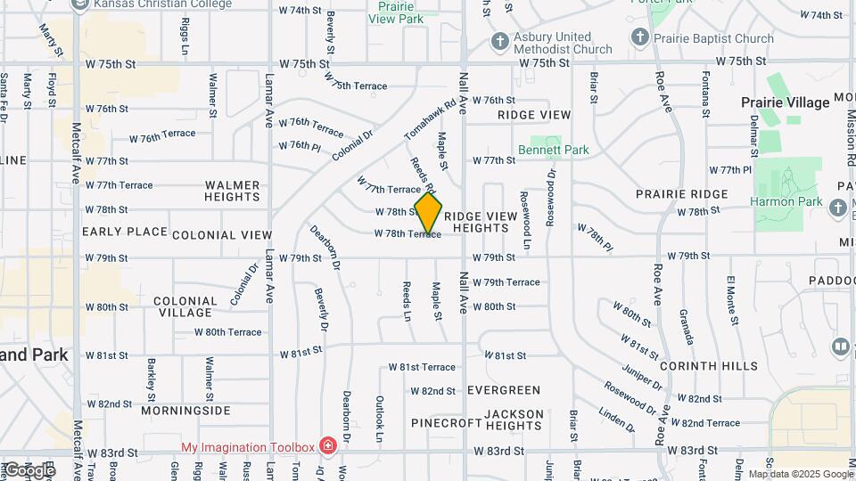 5607 W 78th Terrace Map and Location Details