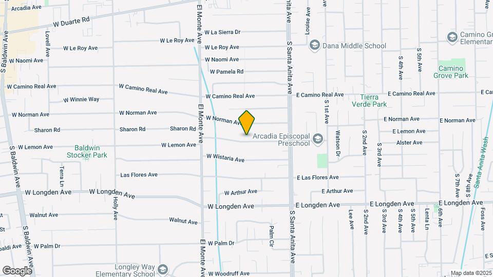 85 W Lemon Ave Map and Location Details