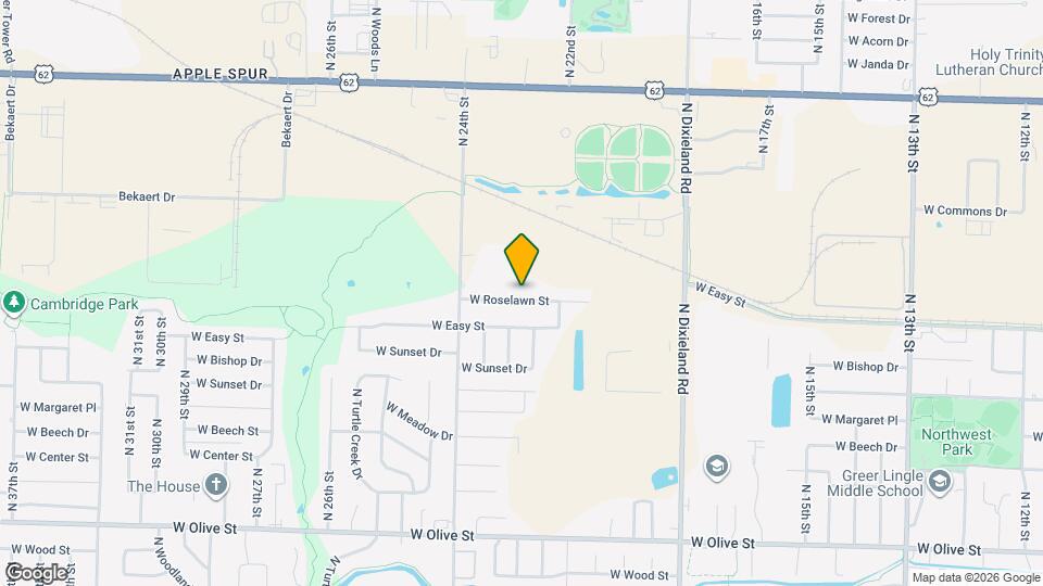 2219 W Roselawn St Map and Location Details