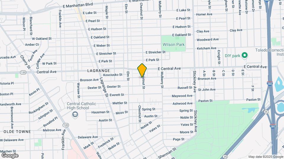 2923 Chestnut St Map and Location Details