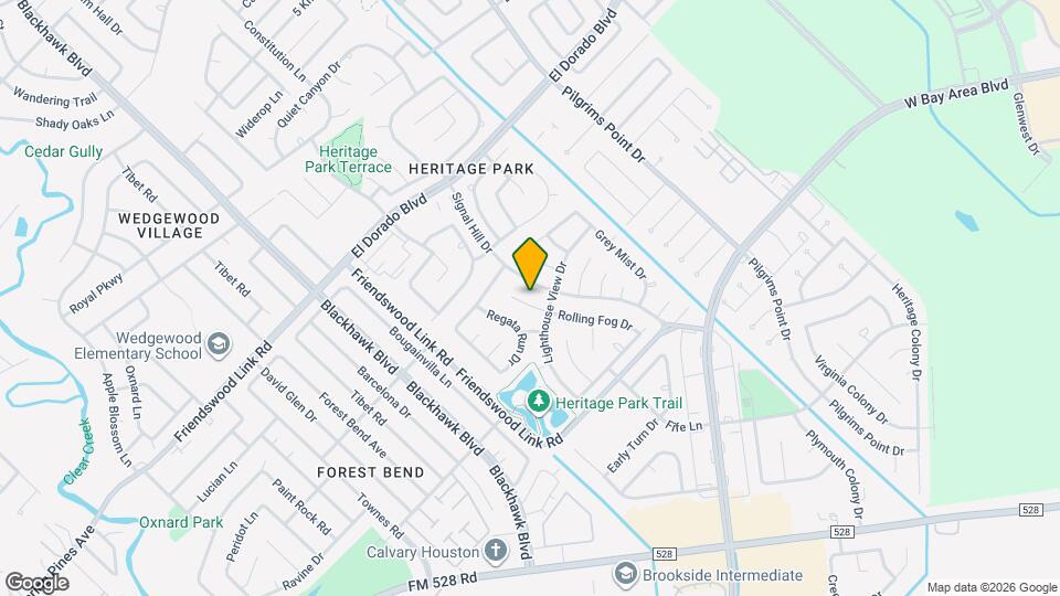 3014 Rolling Fog Dr Map and Location Details