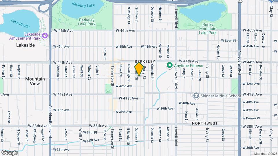 4244 Quitman St Map and Location Details