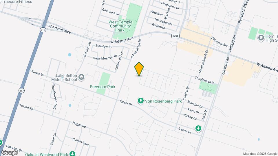 606 Thistle Brook Drive Map and Location Details