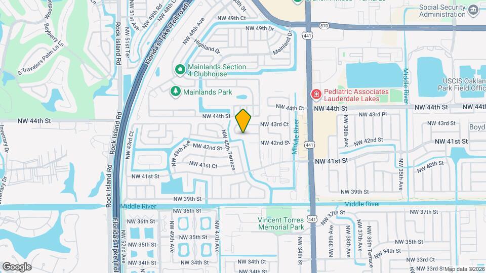 4460 NW 43rd St Mapa y Detalles de la Ubicación