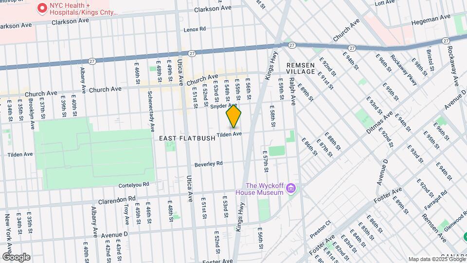 413 E 54th St Map and Location Details