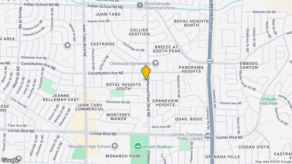 1217 Chelwood Park Blvd NE Map and Location Details