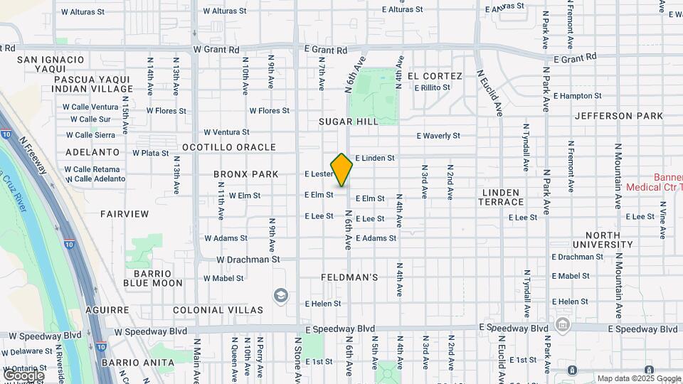 1701 N 6th Ave, Unit #1 Map and Location Details
