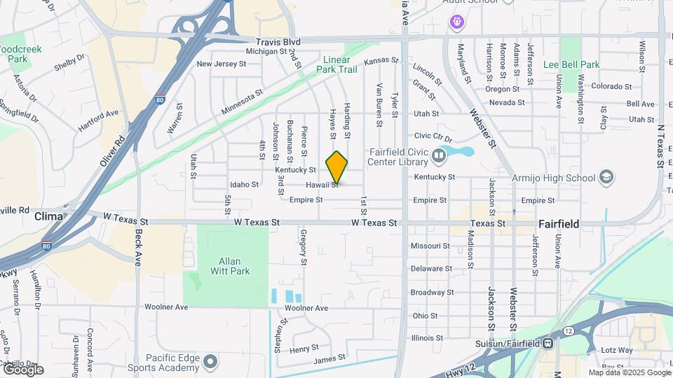 1429 Hawaii St Map and Location Details