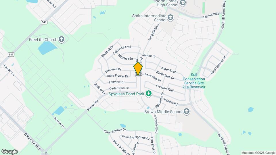 2021 Wildwood Dr Mapa y Detalles de la Ubicación