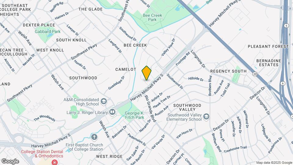 2001 Harvey Mitchell Pkwy S, Unit 1310 Map and Location Details