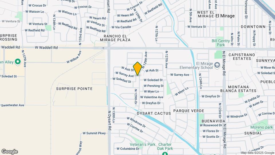 13413 N 129th Dr Map and Location Details