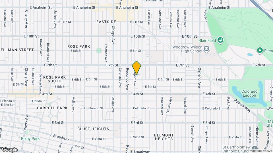 614 Newport Ave Mapa y Detalles de la Ubicación