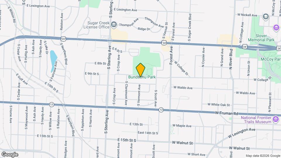 11401 E 9th St S Map and Location Details