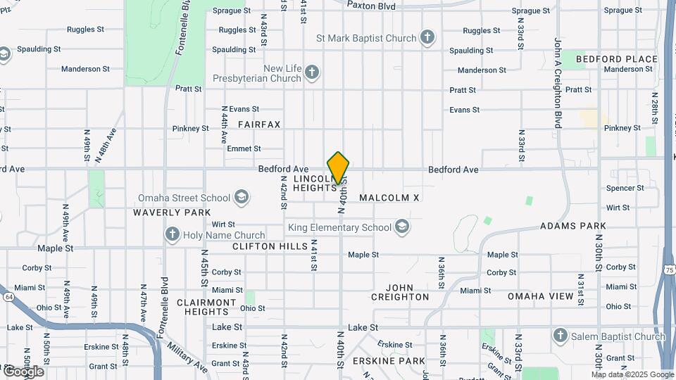3220 N 40th St Map and Location Details