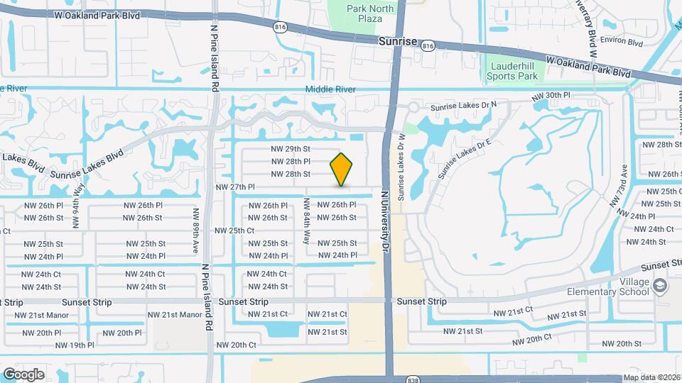 8350 NW 27th Pl Map and Location Details