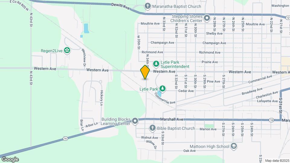 121 S 34th St Map and Location Details