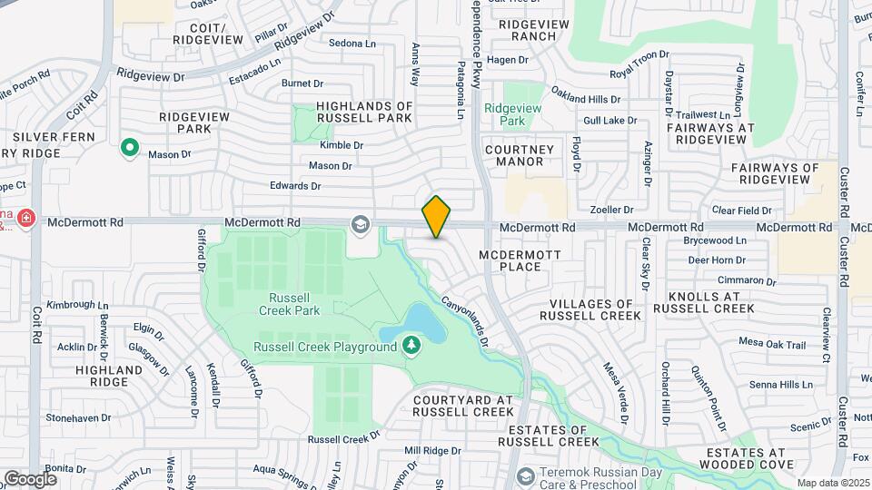 3104 Rocky Mountain Dr Map and Location Details
