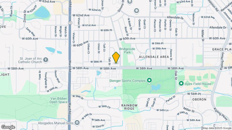 11669 W 58th Ave Map and Location Details