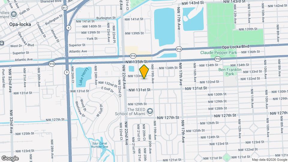 2015 NW 132nd St Map and Location Details