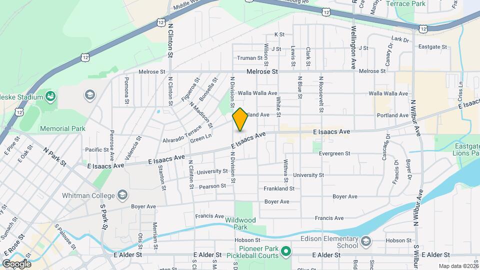 304 N Division St Map and Location Details