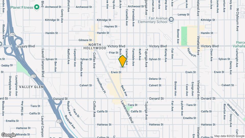 6212 Beck Ave Map and Location Details