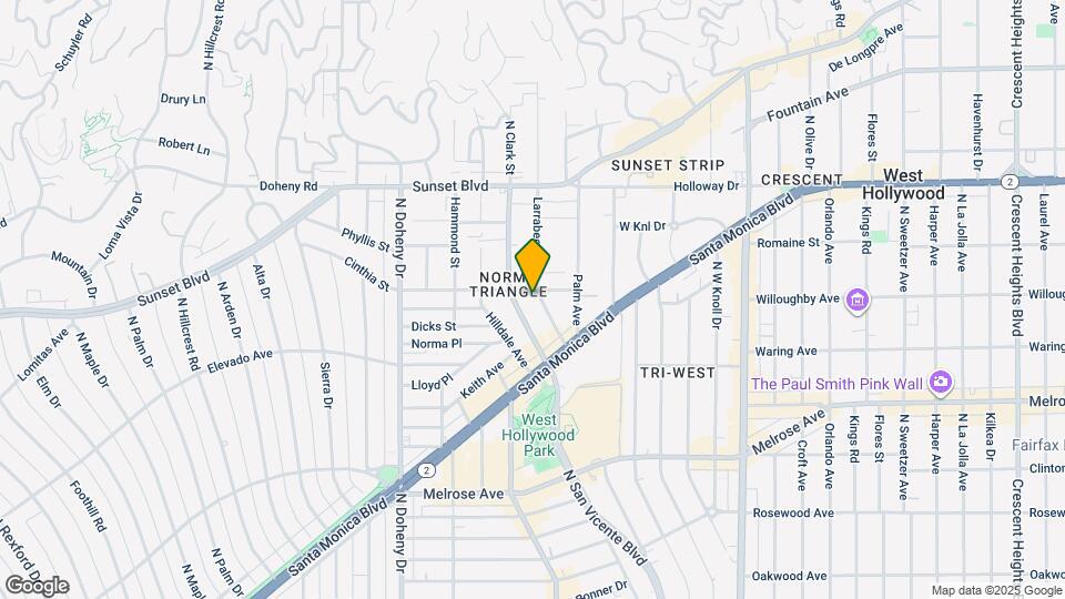 8854 Cynthia St Map and Location Details