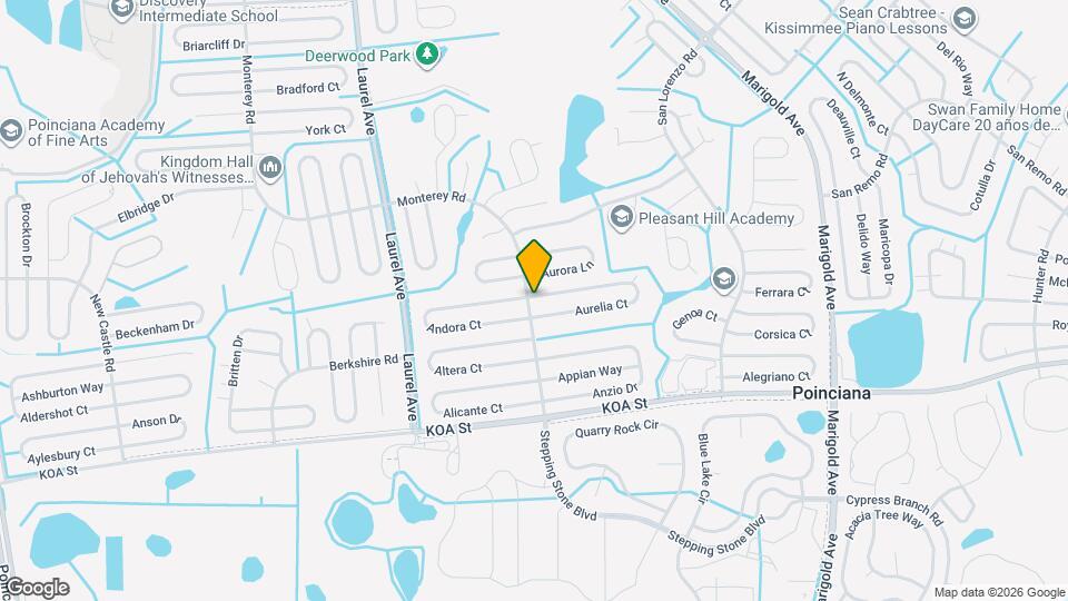 102 Aurelia Ct Map and Location Details