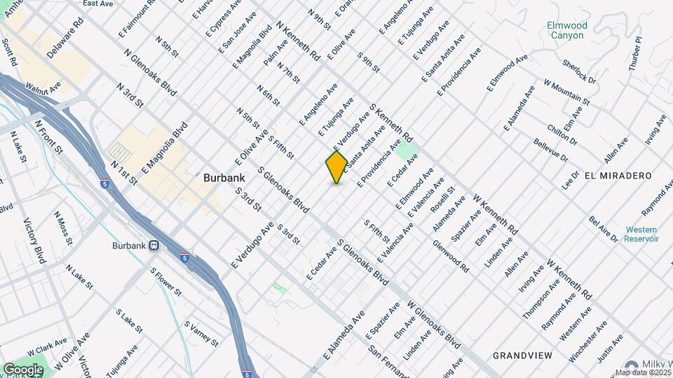 512 E Santa Anita Ave Map and Location Details