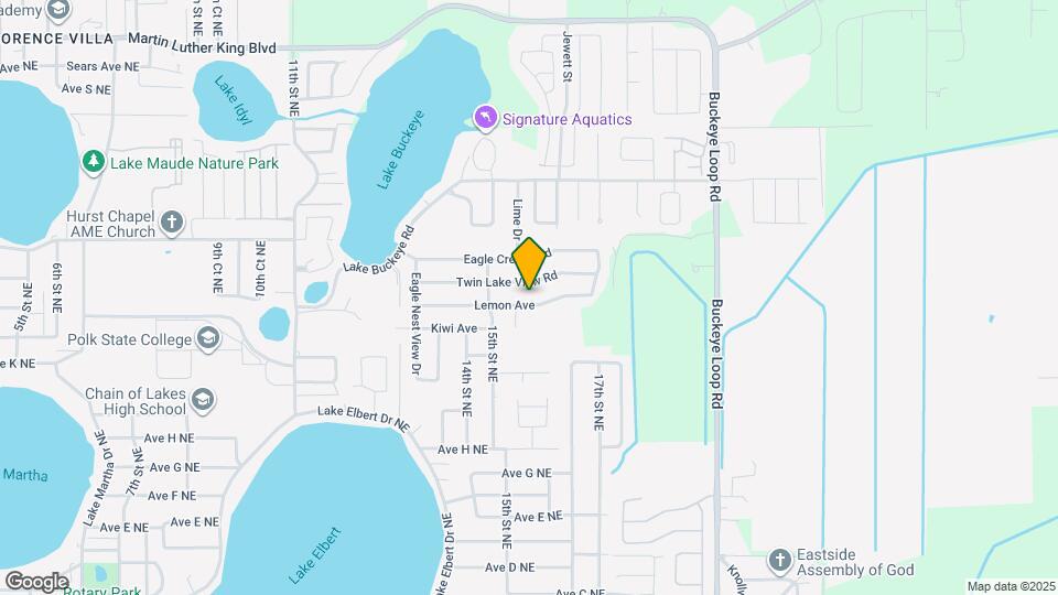 1599 Lemon Ave Map and Location Details