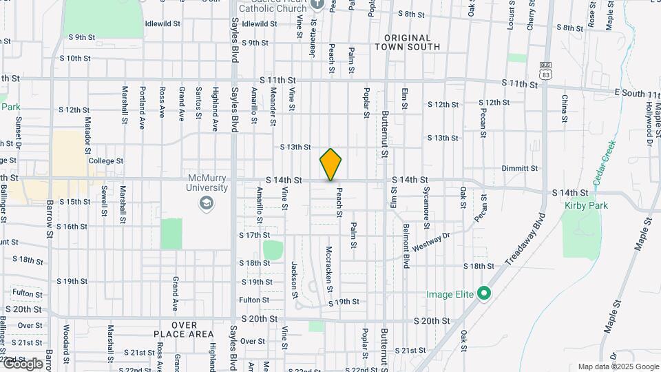 1617 S 14th St Map and Location Details