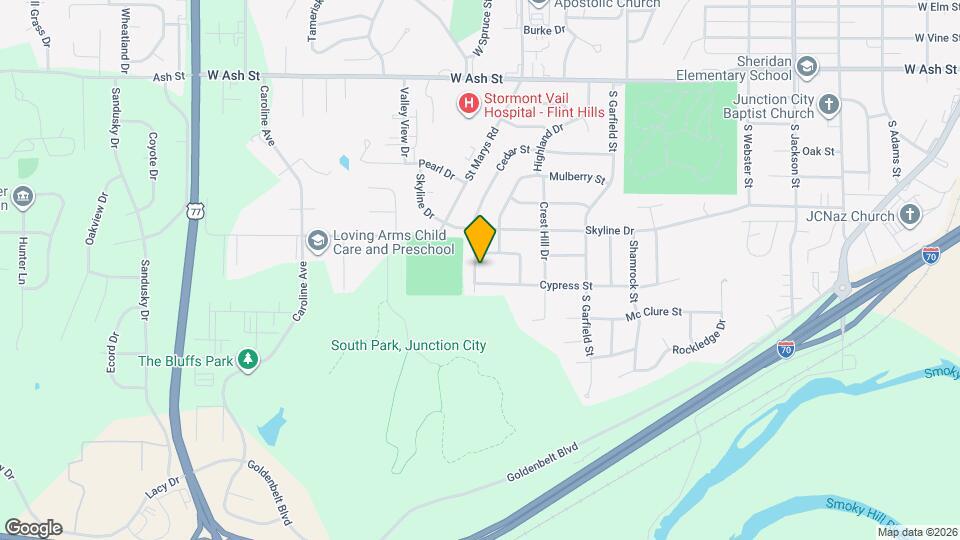 1429 Highland Dr Map and Location Details