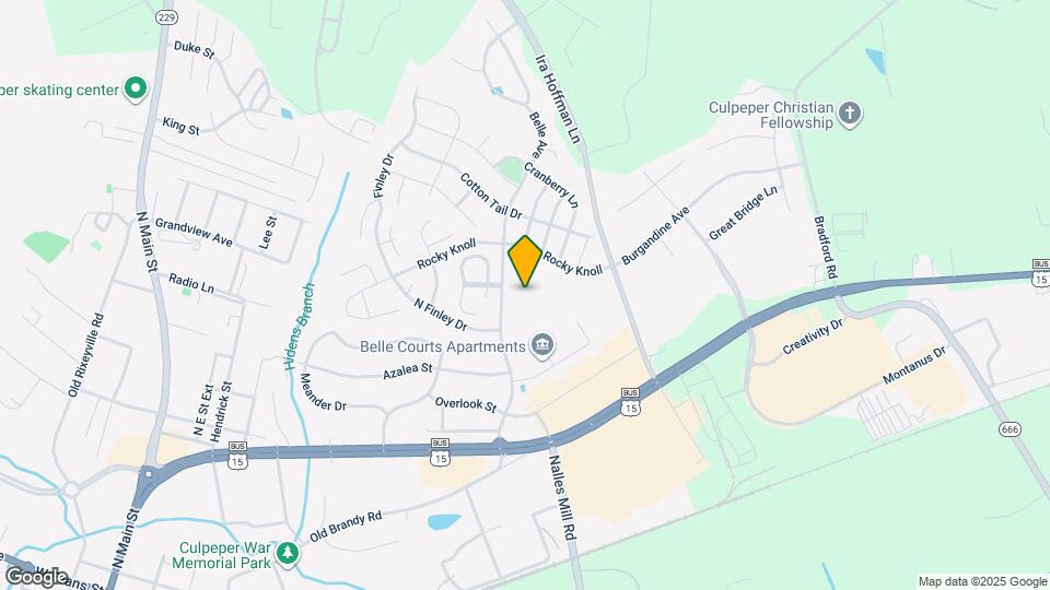 Culpeper Commons Map and Location Details