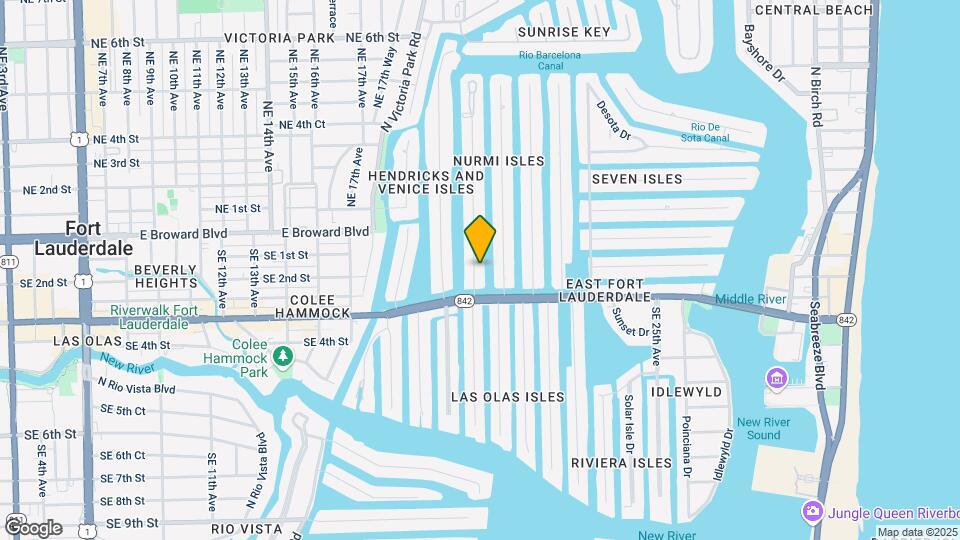 Aqualuna Las Olas Map and Location Details